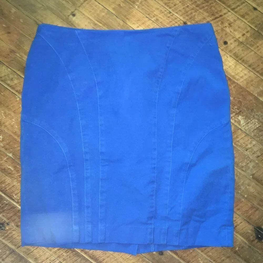 Banana Republic factory size 10 bright blue pencil skirt